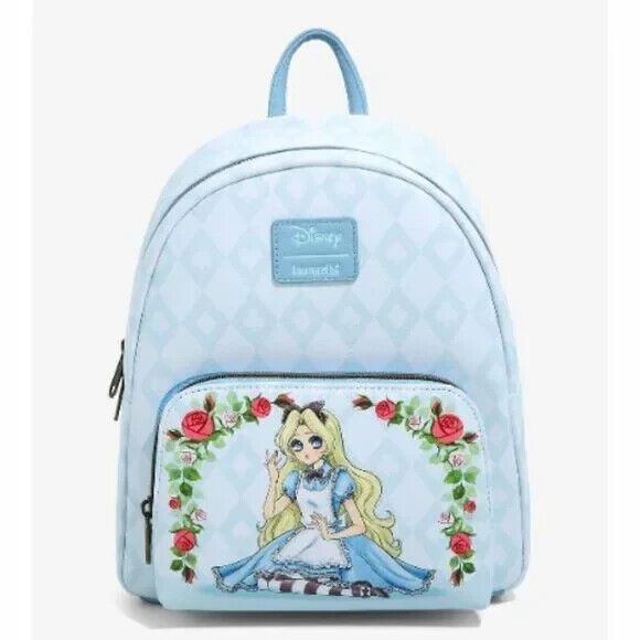 Loungefly Disney Alice In Wonderland Roses Mini Backpack - Picture 1 of 4